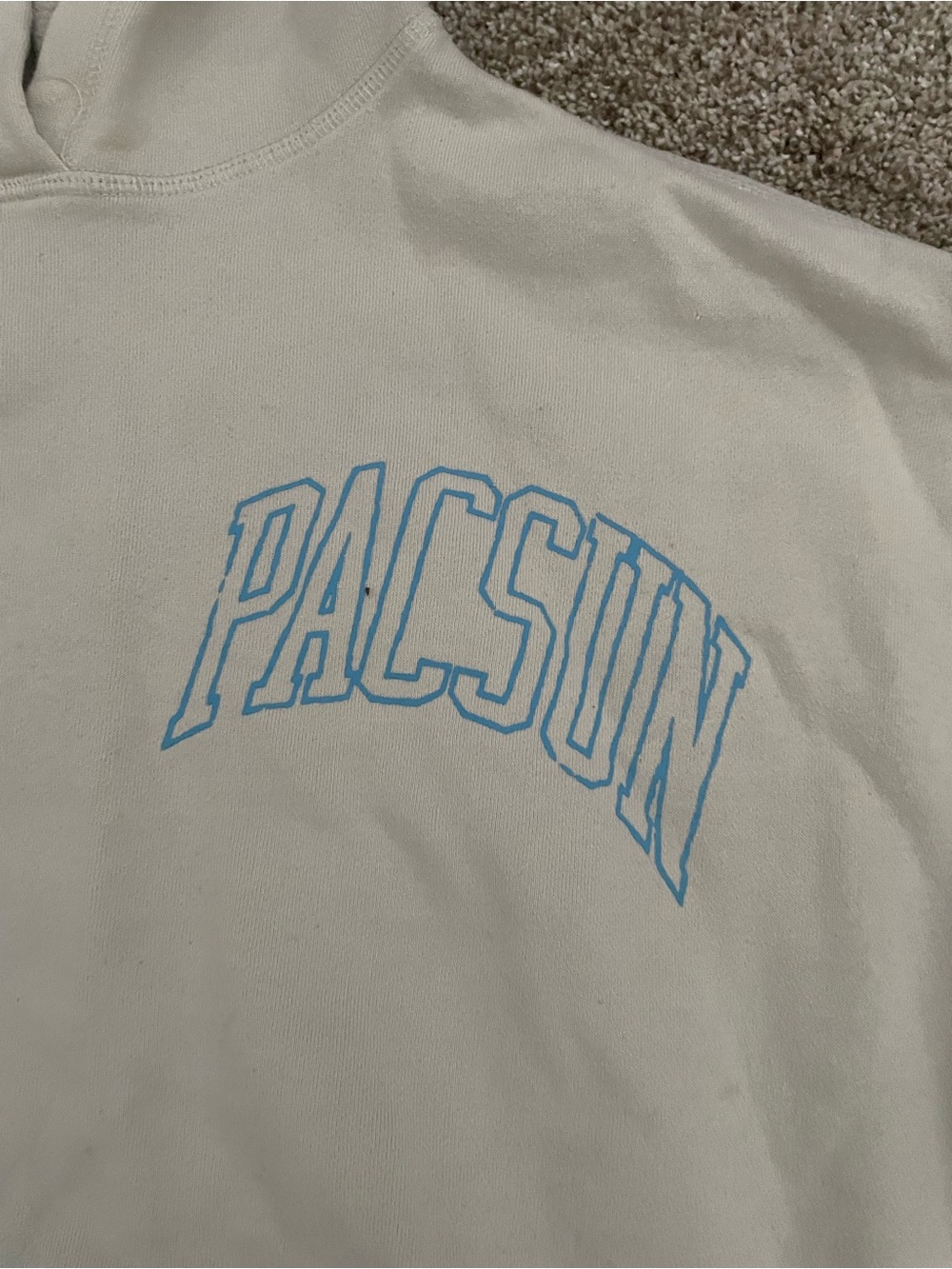 pacsun cream graphic hoodie - Picture 4 of 11